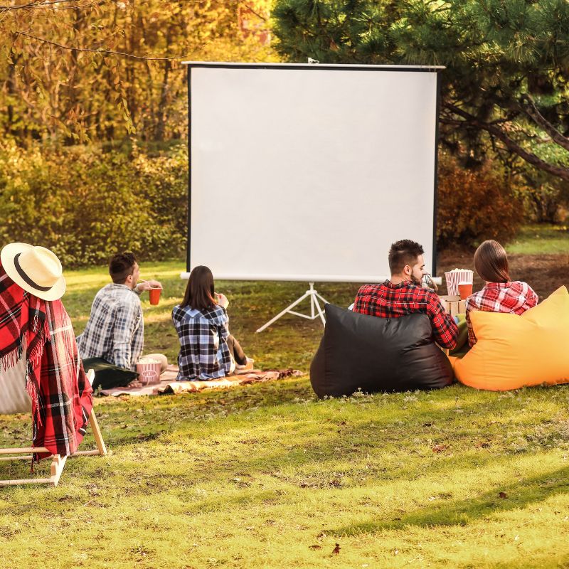 outdoor cinema party