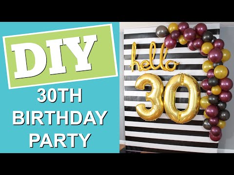 30th Birthday Party Decorations | Hello 30!