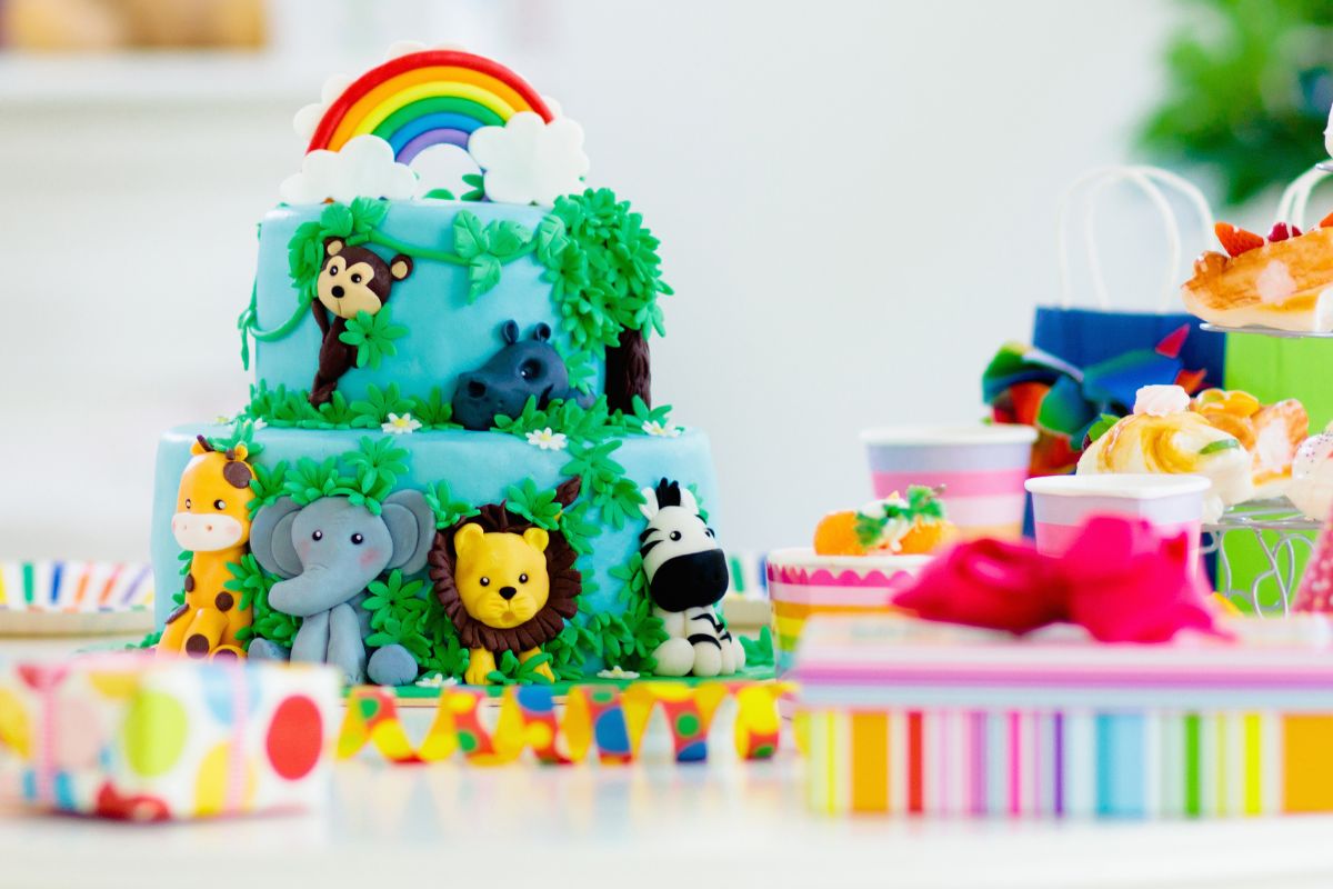 Jungle themed birthday party